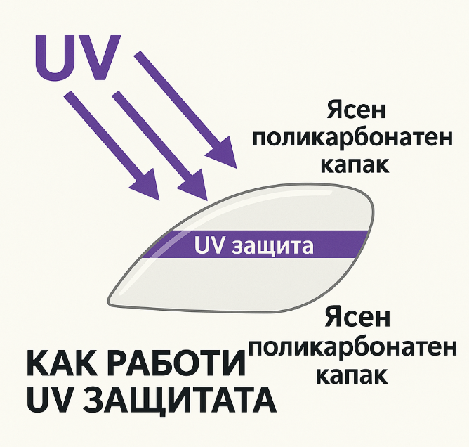 Как UV защитата реално работи при стъкла за фарове